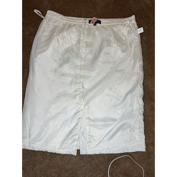 John Meyer Collection Creamy White  Textured Brocade Skirt Suit Set Size 14/16 - Picture 8 of 17